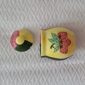 Vintage 80s Country Inn Collection Brand Sugar Bowl